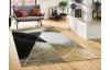 Koberec Diamond Deluxe 120x170 cm, černo-šedo-zlatý