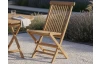 Skládací zahradní židle Ciberon, teak