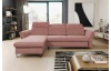 Rohová sedací souprava Star, starorůžová látka