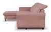 Rohová sedací souprava Star, starorůžová látka
