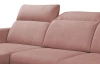 Rohová sedací souprava Star, starorůžová látka