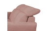 Rohová sedací souprava Star, starorůžová látka
