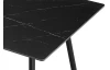 Jídelní stůl Agne 120x80 cm, černý mramor