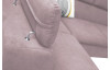 Rohová sedací souprava Viera, růžová látka, levý roh