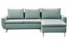 Rohová sedací souprava Enjoy, mentolově zelená látka