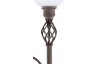 Stojací lampa Rustica 180 cm, rezavá