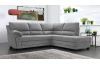 Rohová sedací souprava Nebolo, holubí šedá látka, pravý roh
