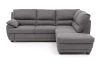 Rohová sedací souprava Nebolo, holubí šedá látka, pravý roh