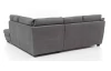 Rohová sedací souprava Nebolo, holubí šedá látka, pravý roh