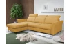 Rohová sedací souprava Star, kurkumově žlutá látka