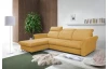 Rohová sedací souprava Star, kurkumově žlutá látka