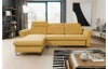 Rohová sedací souprava Star, kurkumově žlutá látka