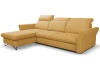 Rohová sedací souprava Star, kurkumově žlutá látka