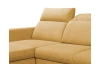 Rohová sedací souprava Star, kurkumově žlutá látka