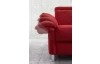 Rohová sedací souprava Avignon, červená látka, s funkcí rozkladu