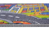 Dětský koberec 140x200 cm, motiv Silnice