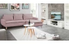 Rohová sedací souprava Enjoy, růžová látka