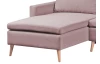 Rohová sedací souprava Enjoy, růžová látka