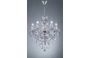 Lustr Aurelia 52 cm, imitace čirých křišťálů