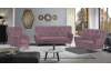 Dvoumístní pohovka Ludwik, starorůžová látka