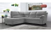 Rohová sedací souprava Nebolo, holubí šedá látka, levý roh