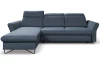 Rohová sedací souprava Star, denimově modrá látka