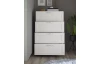 Komoda se zásuvkami Leporolo 78 cm, bílá mat
