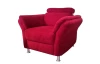 Křeslo Avignon, červená látka