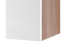 Horní kuchyňská skříňka Valero H100, dub sonoma/bílý lesk, šířka 100 cm