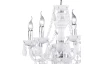 Lustr Aurelia 52 cm, imitace bílých křišťálů