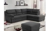 Rohová sedací souprava Nebolo, antracitová šedá látka, pravý roh
