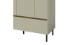 Komoda se zásuvkami Lucky, 120 cm, eukalyptově zelená/baltský dub