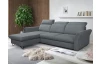 Rohová sedací souprava Star, středně šedá látka