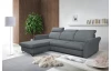 Rohová sedací souprava Star, středně šedá látka