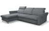 Rohová sedací souprava Star, středně šedá látka