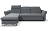 Rohová sedací souprava Star, středně šedá látka