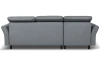 Rohová sedací souprava Star, středně šedá látka
