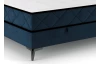 Postel Parana 180x200 cm, námořnická modrá sametová látka