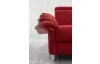 Rohová sedací souprava Avignon, červená látka, bez funkce rozkladu