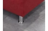 Rohová sedací souprava Avignon, červená látka, bez funkce rozkladu