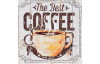 Obraz na plátně The Best Coffee, 28x28 cm