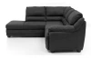 Rohová sedací souprava Nebolo, antracitová šedá látka, levý roh