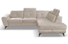 Rohová sedací souprava Sergio, béžová látka, pravý roh
