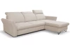 Rohová sedací souprava Star, světle béžová látka