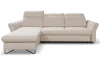 Rohová sedací souprava Star, světle béžová látka