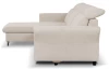 Rohová sedací souprava Star, světle béžová látka