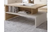 Konferenční stolek Meolo, dub cremona/béžový kašmír