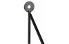 Nástěnná police Nia, černý kov/dřevo, 35 cm