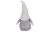 Vánoční dekorace Skřítek 36 cm, šedá
