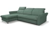 Rohová sedací souprava Star, smrkově zelená látka